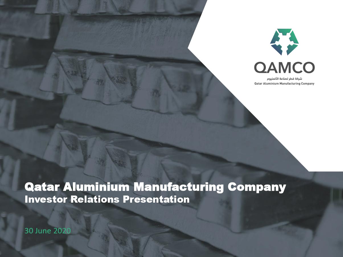 Investor Relations Presentation – Q2 2020